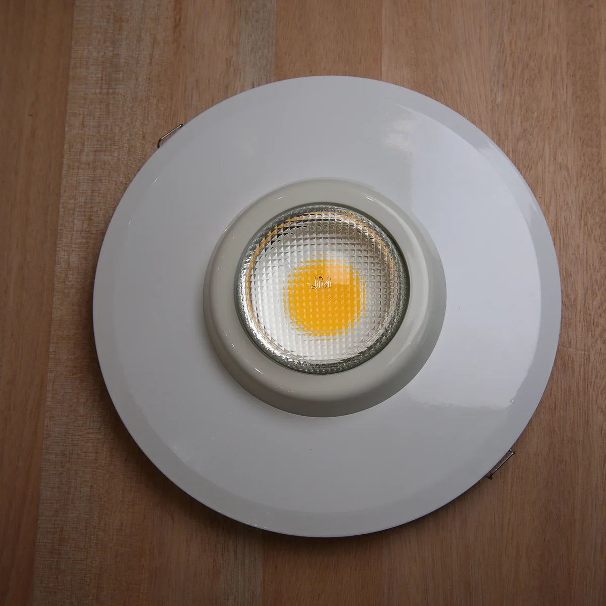 Commercial 25 Watt COB LED Down light, 3000K Warm White, Hospital light, Clinic light, Clean room light, Office light crystal optical glass lens