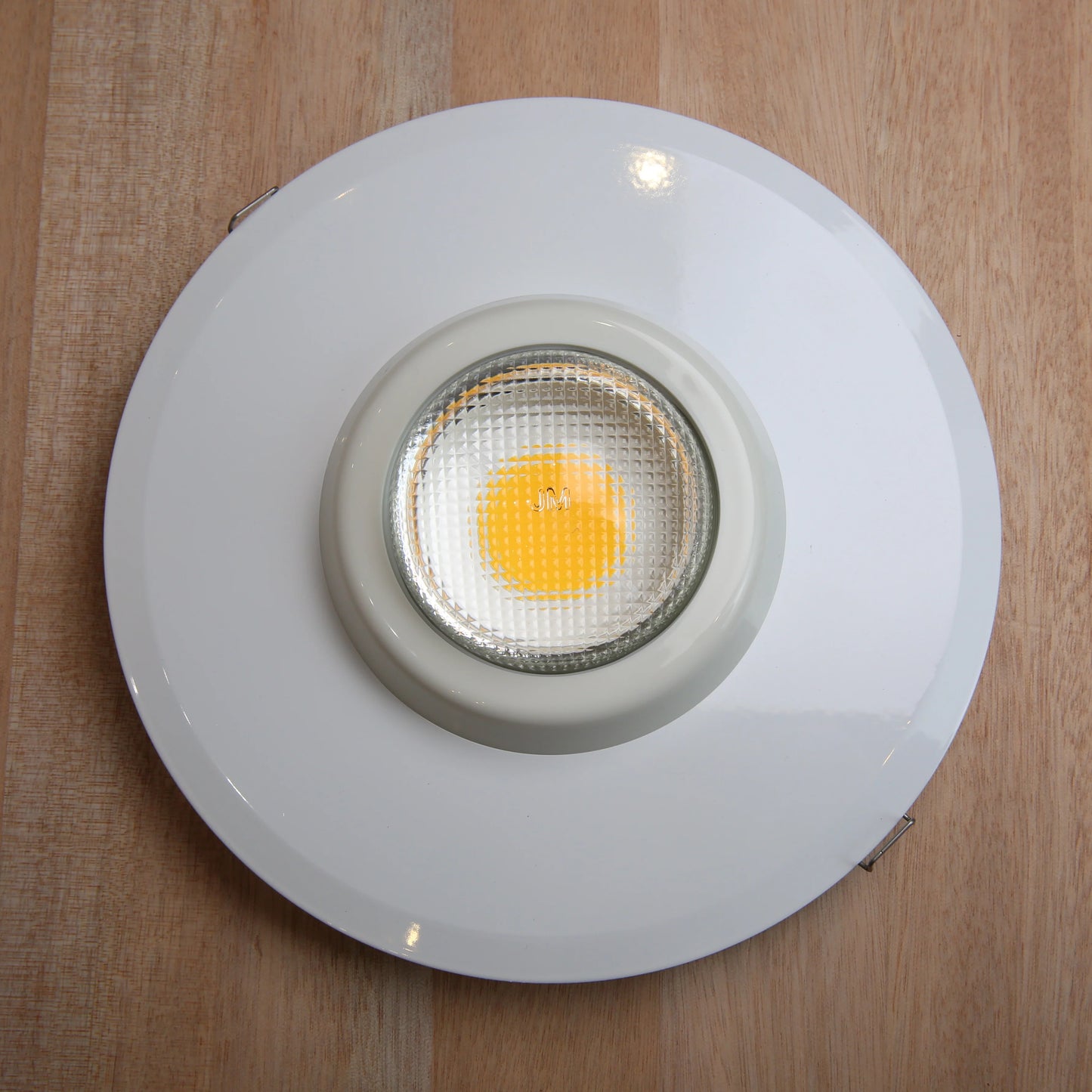 Commercial 25 Watt COB LED Down light, 3000K Warm White, Hospital light, Clinic light, Clean room light, Office light crystal optical glass lens