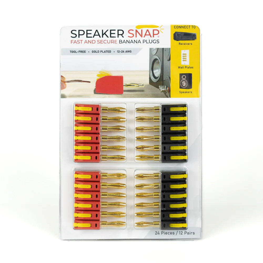 Speaker Snap Premium Banana Plugs - Various Quantities