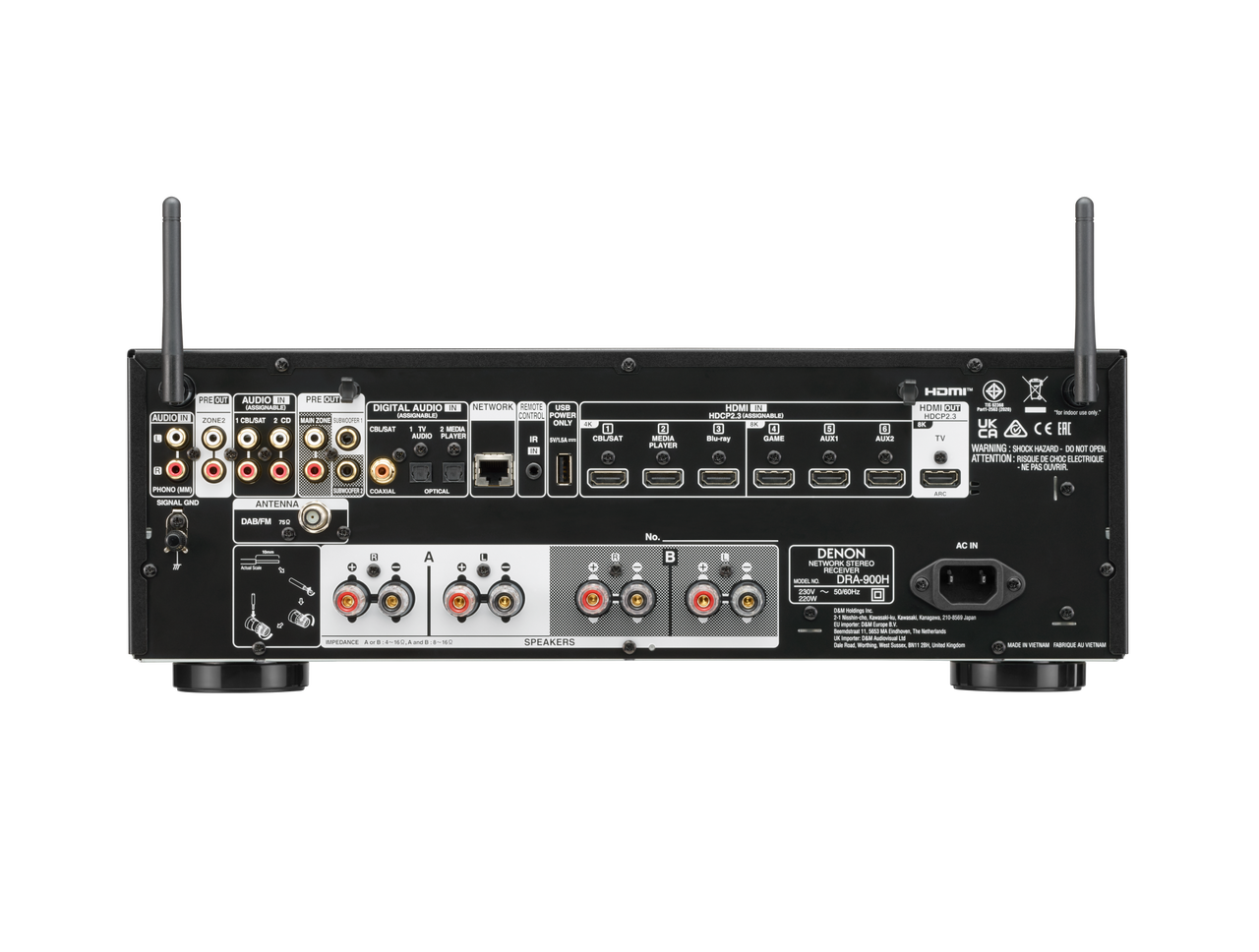 Denon DRA-900H 2.2 Ch 8K AV Receiver