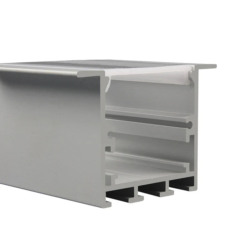 AL-K5035B Recess mounting, Aluminium extrusion, profile, channel for strip light with opal diffuser, 50X35x2500mm
