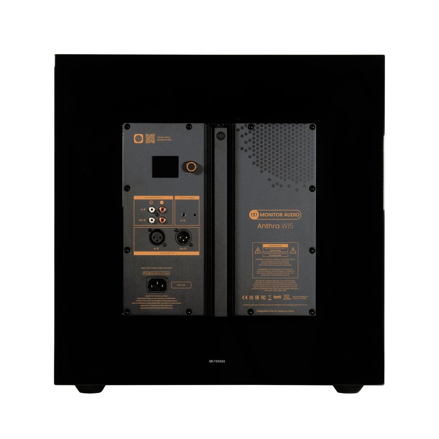 Monitor Audio Anthra W15 1500W 15 inch Subwoofer