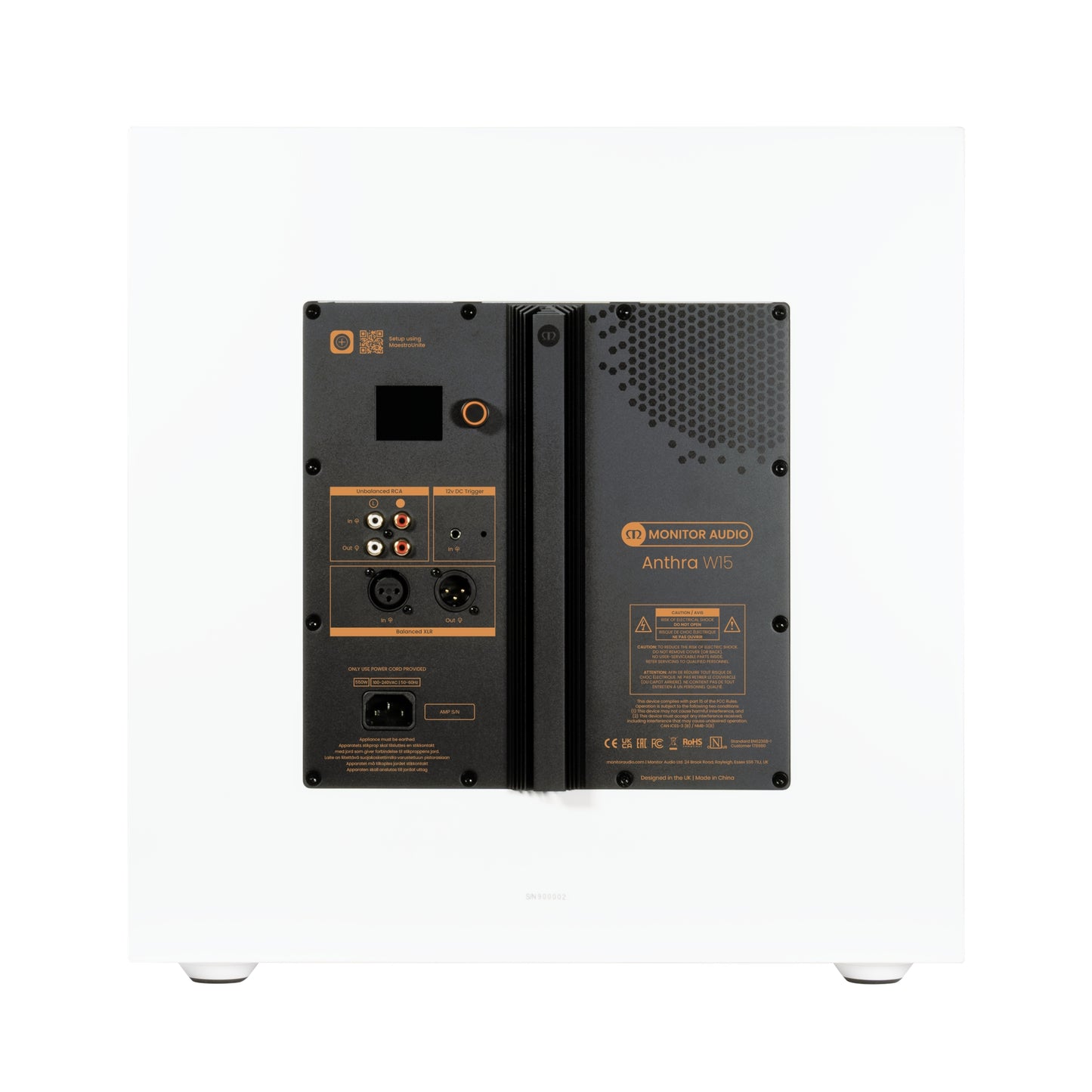 Monitor Audio Anthra W15 1500W 15 inch Subwoofer