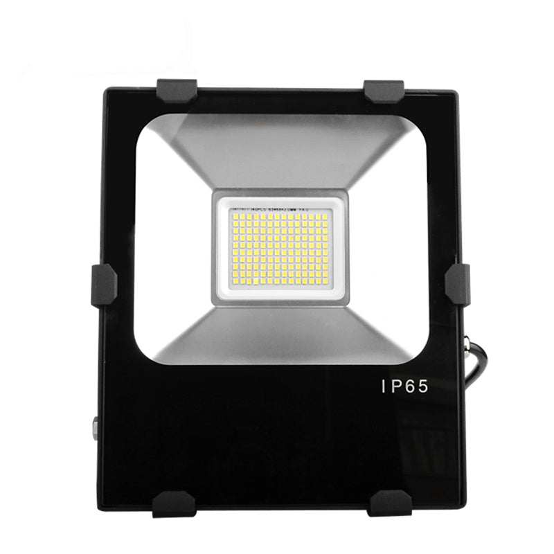 Industrial Flood Light, 50W, 5500 Lumens, Philips SMD, Mean Well Driver, IP65, 4500K, Black