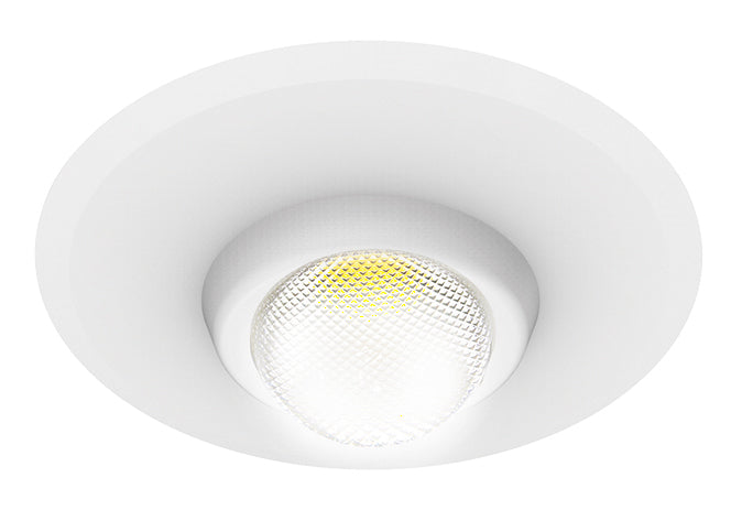 Commercial 25 Watt COB LED Down light, 3000K Warm White, Hospital light, Clinic light, Clean room light, Office light crystal optical glass lens