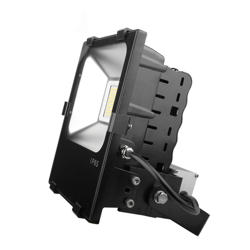 Industrial Flood Light, 50W, 5500 Lumens, SMD, Mean Well Driver, IP65, 4500K, Black