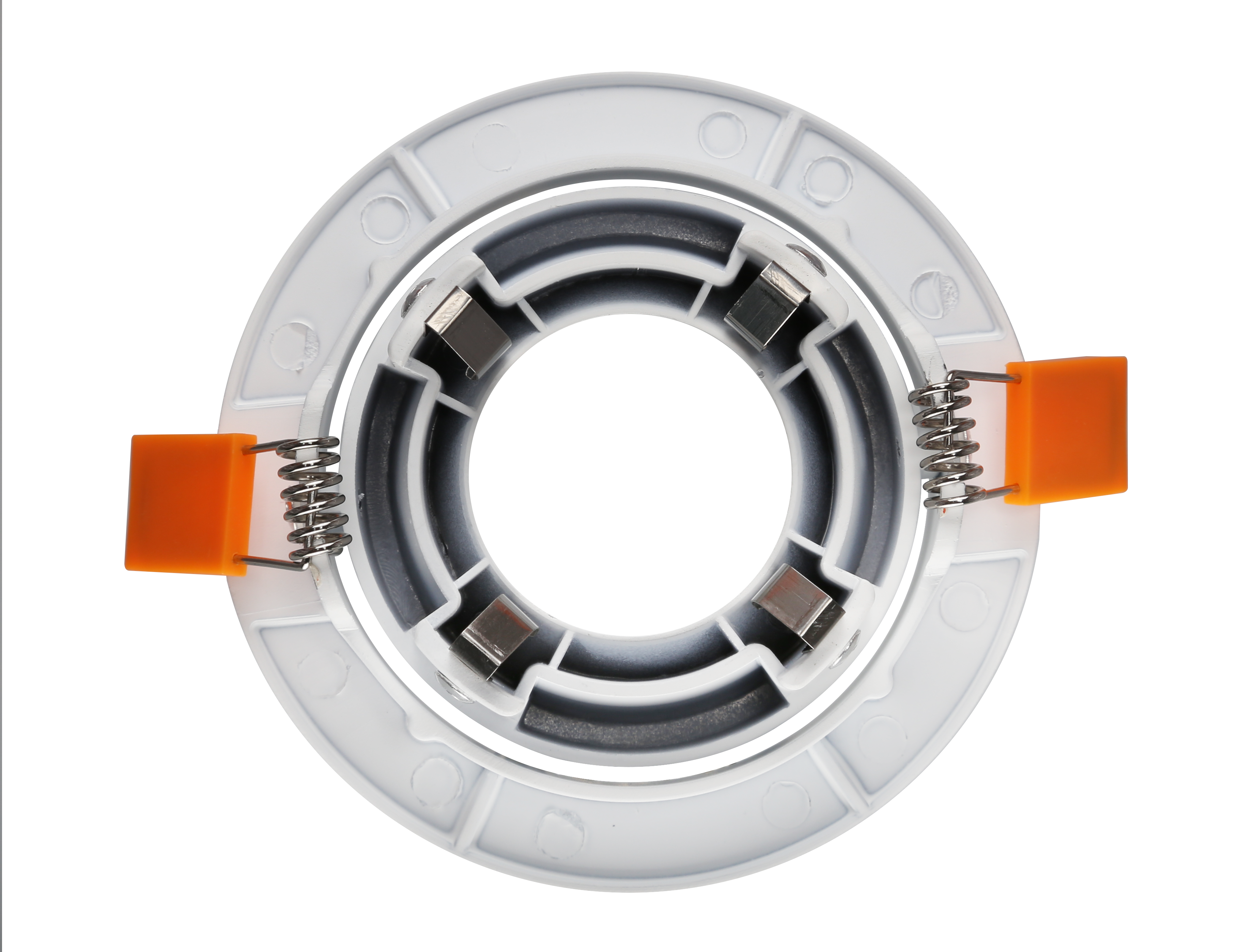 RA3 White- Round Gimbal IP20 surface mount trim for X Series COB Modules