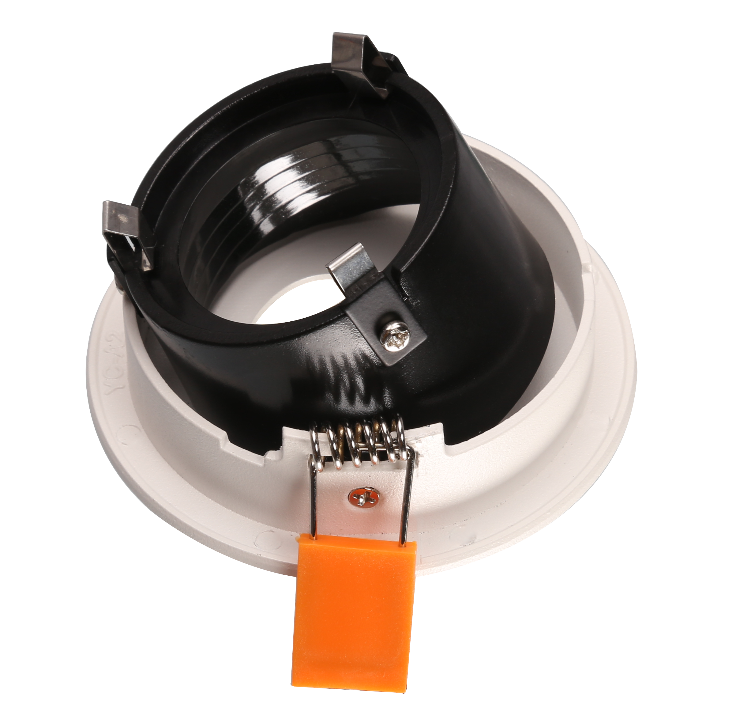 RA8 White- Round gimbal IP20 surface mount trim for X Series COB Modules