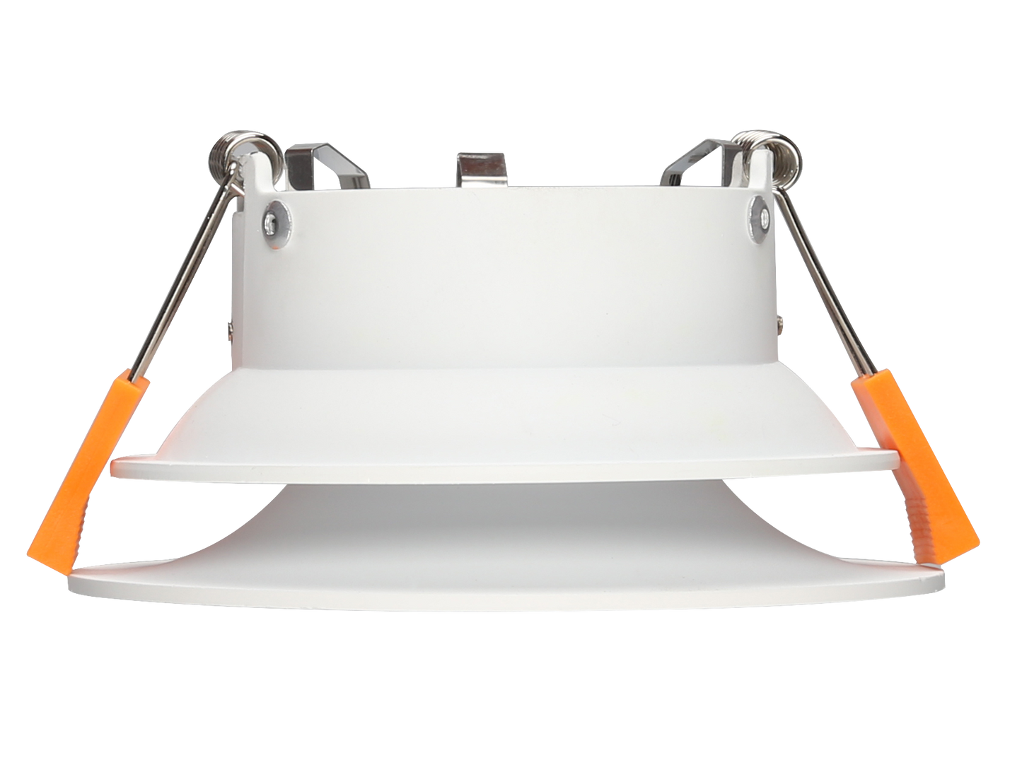 RF11 White- Round fixed IP20 surface mount trim with double fluted shadow ring for X Series COB Modules