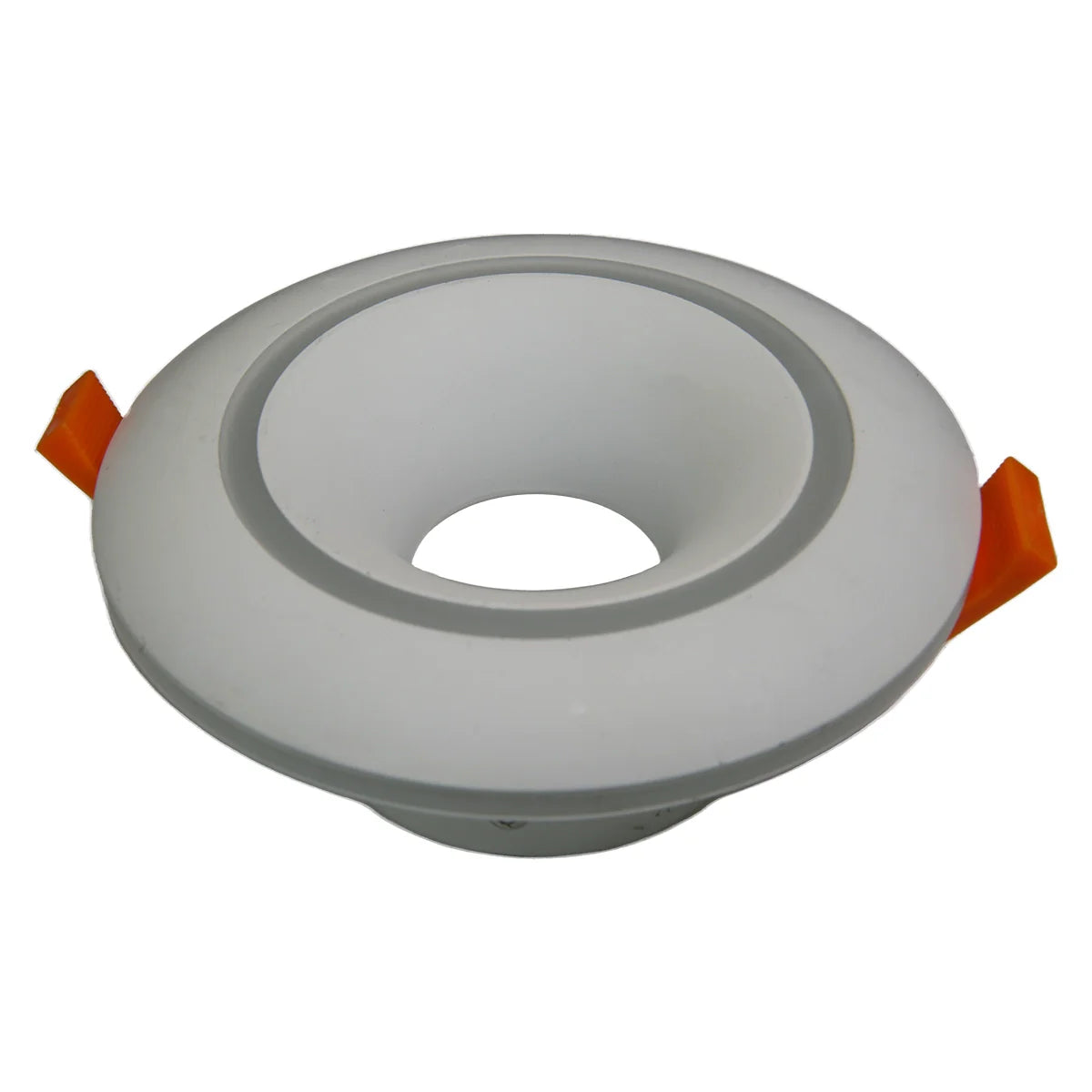RF22 White-Round fixed IP20 surface mount trim with double halo ring for X Series COB Modules