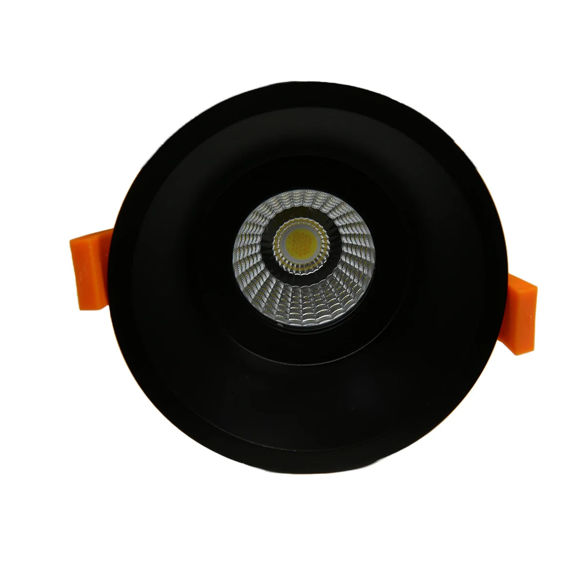 RF2 Black-Round fixed IP20 surface mount trim for X Series COB Light modules