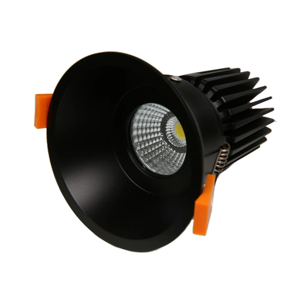 RF2 Black-Round fixed IP20 surface mount trim for X Series COB Light modules