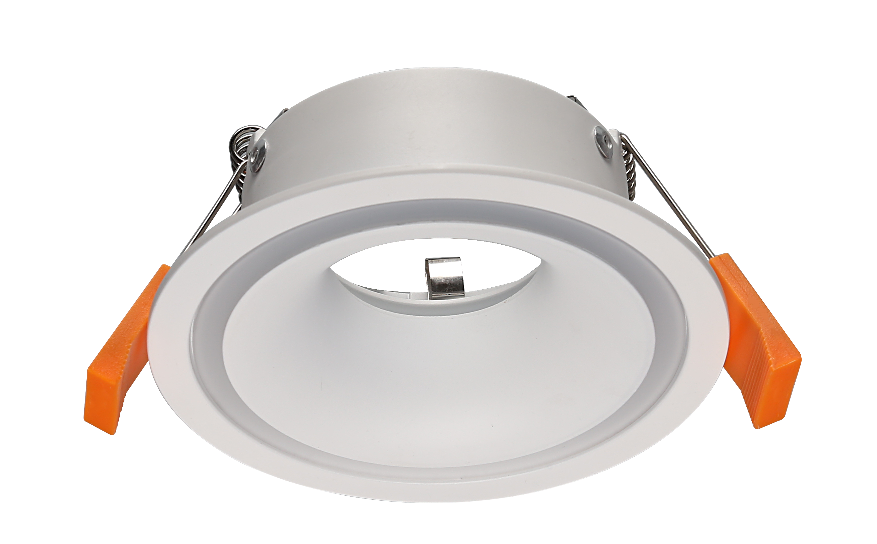 RF6 White-Round fixed IP20 surface mount trim with halo ring for X Series COB Modules