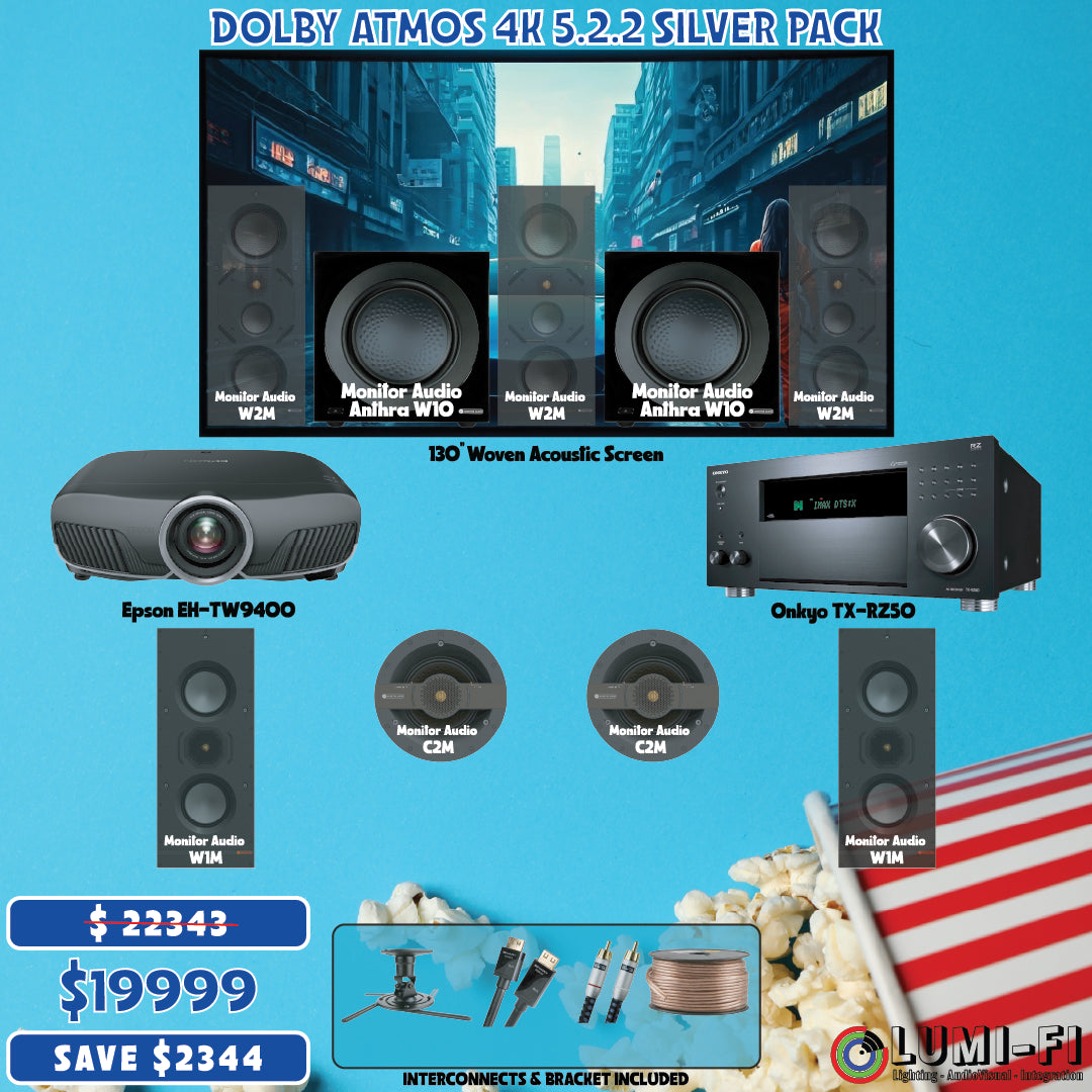 Dolby Atmos 4K 5.2.2 Silver Home Theatre Pack