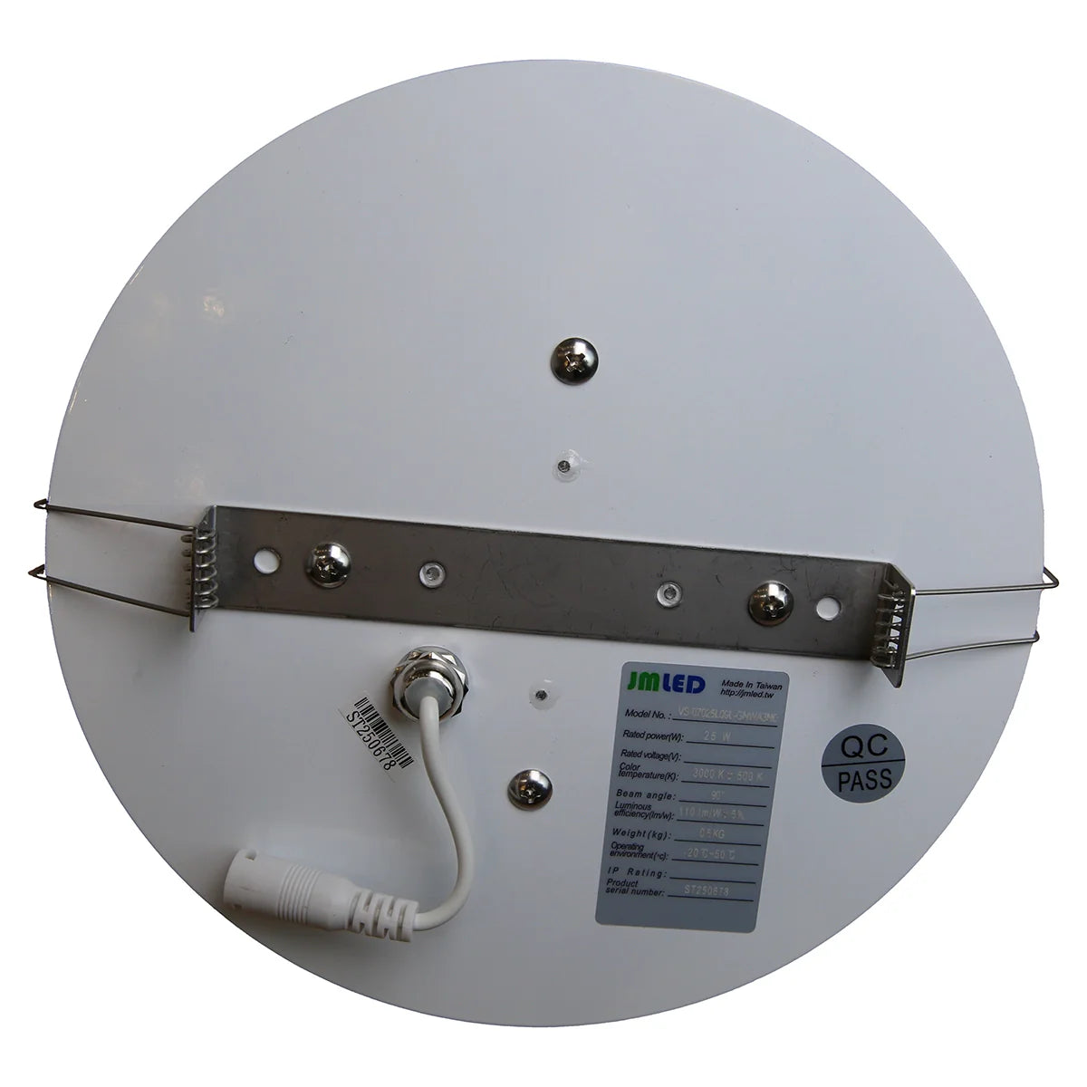 Commercial 25 Watt COB LED Down light, 3000K Warm White, Hospital light, Clinic light, Clean room light, Office light crystal optical glass lens