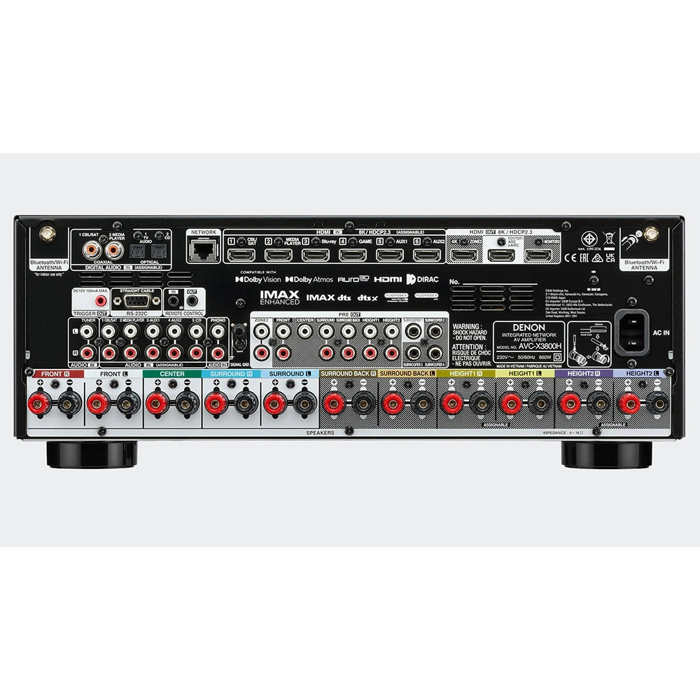 Denon AVC-X3800H 9.4 Channel AV Receiver