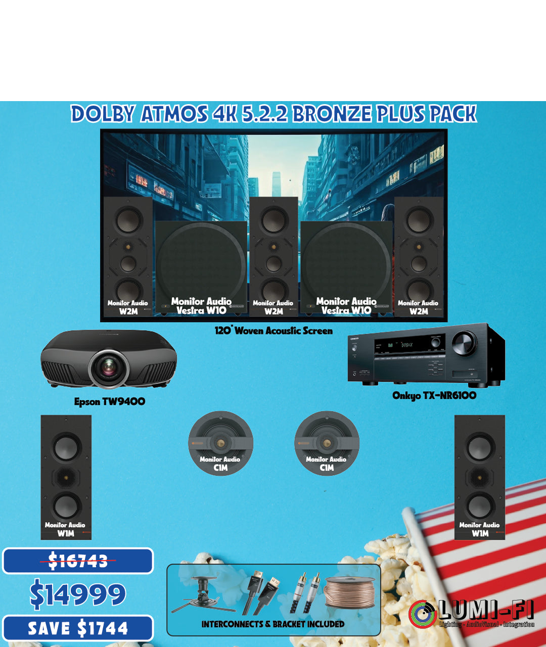 Dolby Atmos 4K 5.2.2 Bronze Plus Home Theatre Pack
