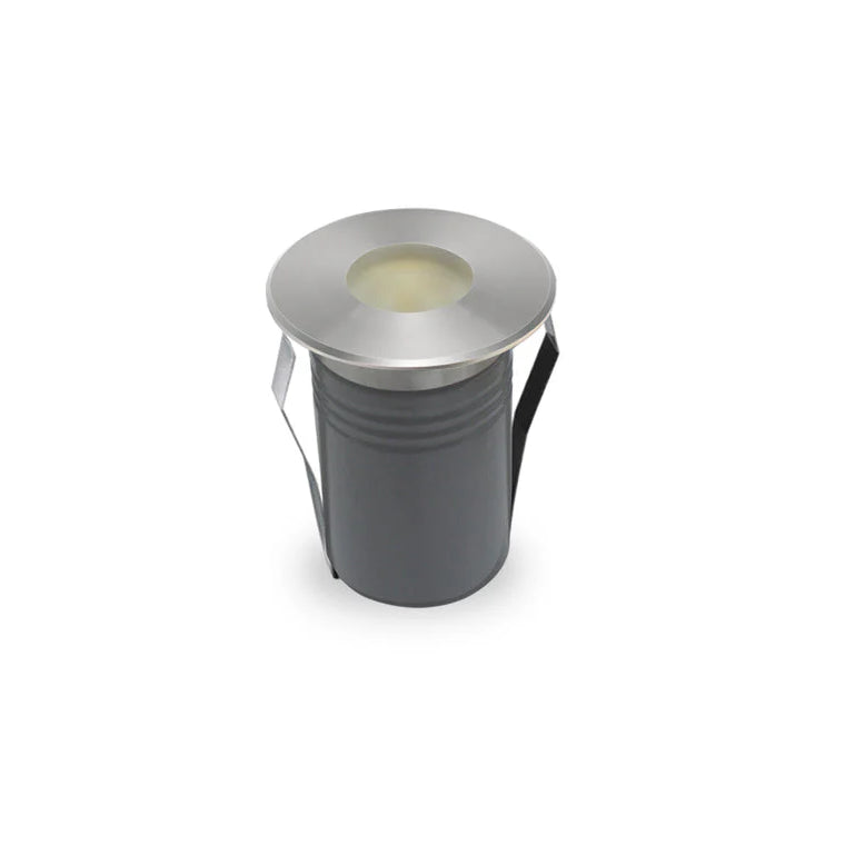 In ground RGBW, 4 Watt, IP67, 24 V, Pathway light, Recess Mount, Clear Diffuser