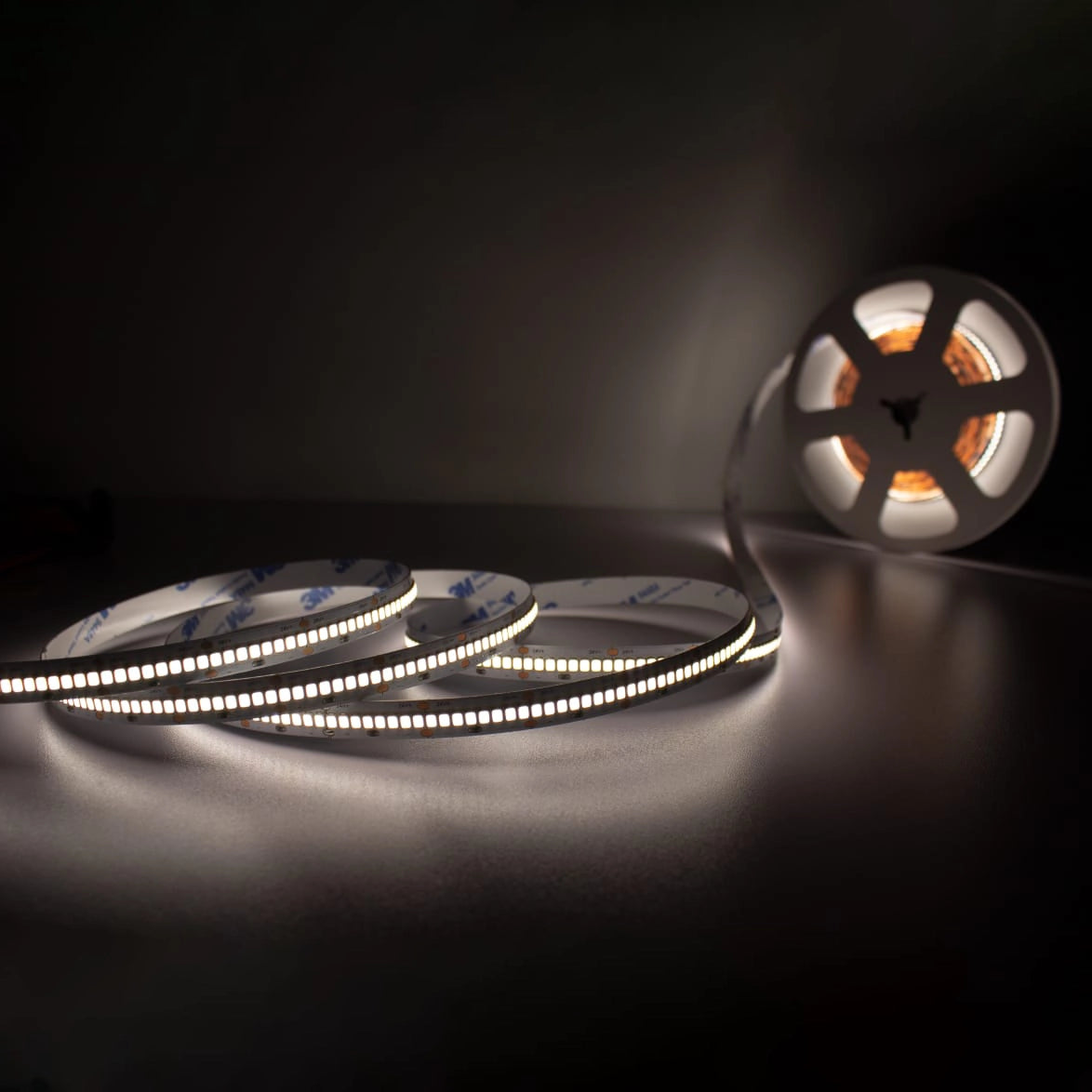 Nebula Series 24V, 320LED/m, 4000K Natural White, 28W/m, 10mm PCB,3800Lumens/m, IP20, Strip Light, 5m roll