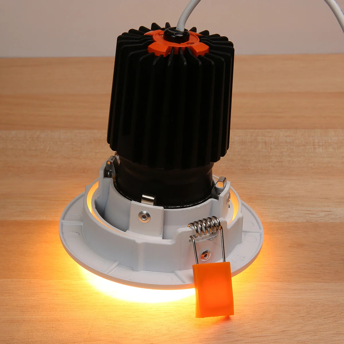 RA3 White- Round Gimbal IP20 surface mount trim for X Series COB Modules