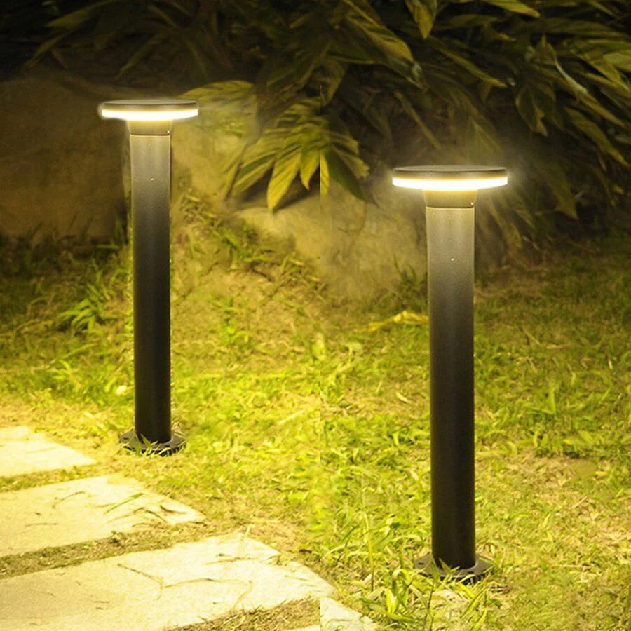 Bollard, Garden light, 240VAC, 12W, IP54, sand black