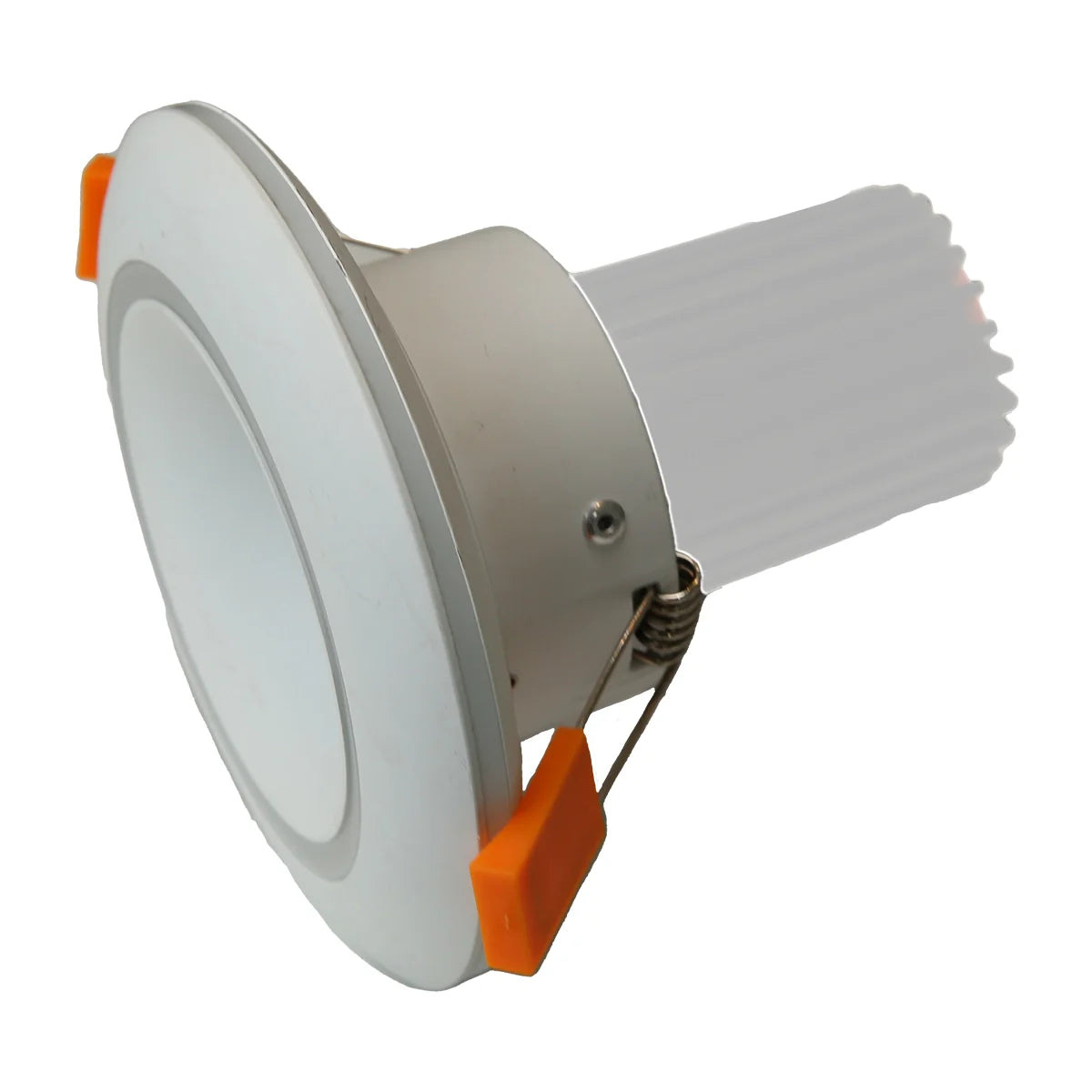 RF22 White-Round fixed IP20 surface mount trim with double halo ring for X Series COB Modules
