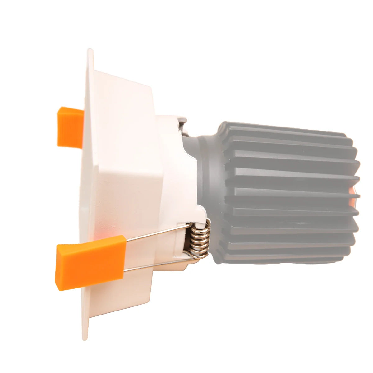 SQ17 White- Square fixed IP20 surface mount trim for X Series COB Modules