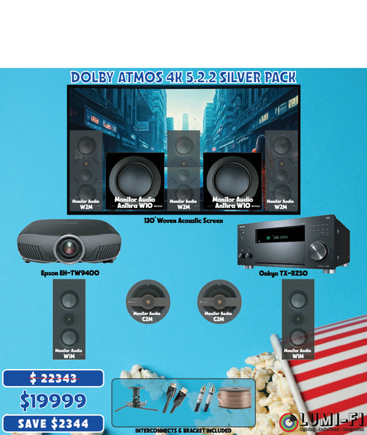 Dolby Atmos 4K 5.2.2 Silver Home Theatre Pack
