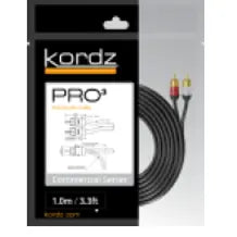 Kordz PRO3 Series Twin RCA Cables - Various Lengths