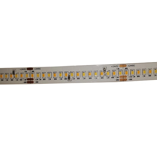 Strip Light, 24V, 18W/m,2200Lum/m, 3CCT, IP20 , constant voltage 5m roll