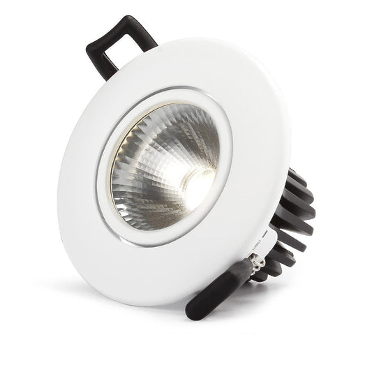 Downlight, COB, 20W,IP54, adjustable angle,,3CCT, Flicker free, Triac Dimmable,White