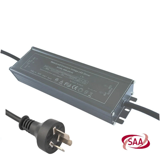 Power supply, 24VDC, 250W, IP67, flicker free, Constant Voltage Non dimming driver