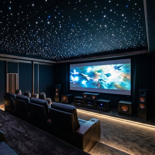 200 Stars Twinkle Engine and Optic Fiber Harness,  Complete Kit