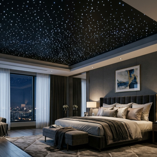 350 Stars Twinkle Engine and Optic Fiber Harness,  Complete Kit