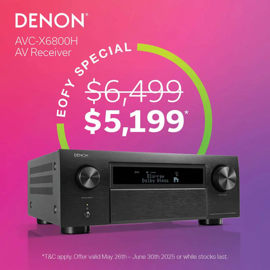 Denon AVC-X6800H 11.4 Ch 8K AV Receiver