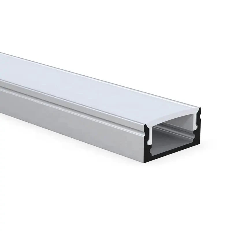 AL-BT-K1708 Surface mounting, Aluminium extrusion, profile, channel for strip light with opal diffuser, 17x8x3000mm-Local Pick Up