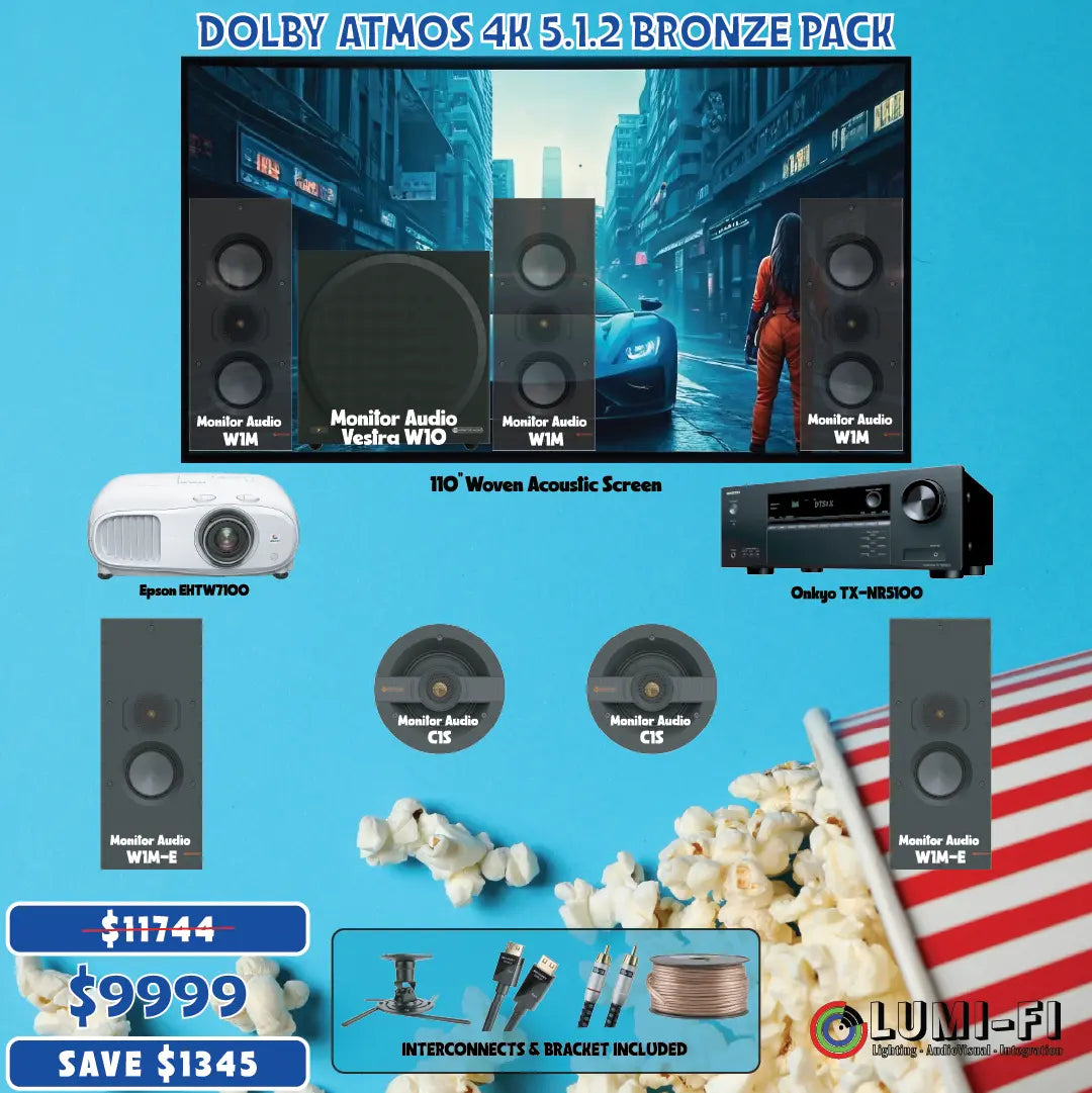 Dolby Atmos Bronze 5.1.2 Home Theatre Pack