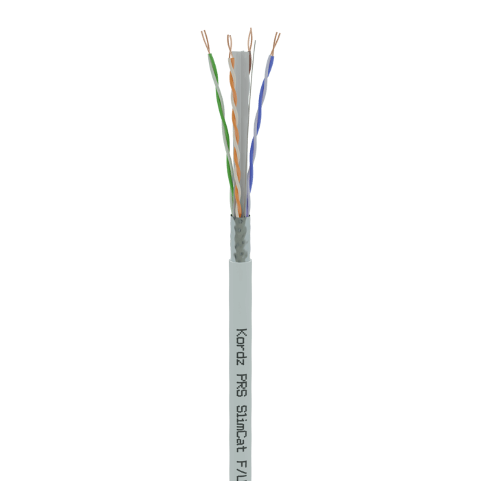 PRS SlimCat - CAT6A 28AWG F/UTP Slim Bulk Network Cable - LSZH - PVC Free -  305.0m Box