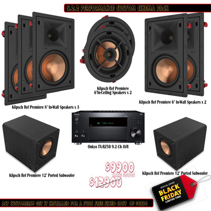 Klipsch Onkyo 5.2.2 Performance Custom Cinema Pack