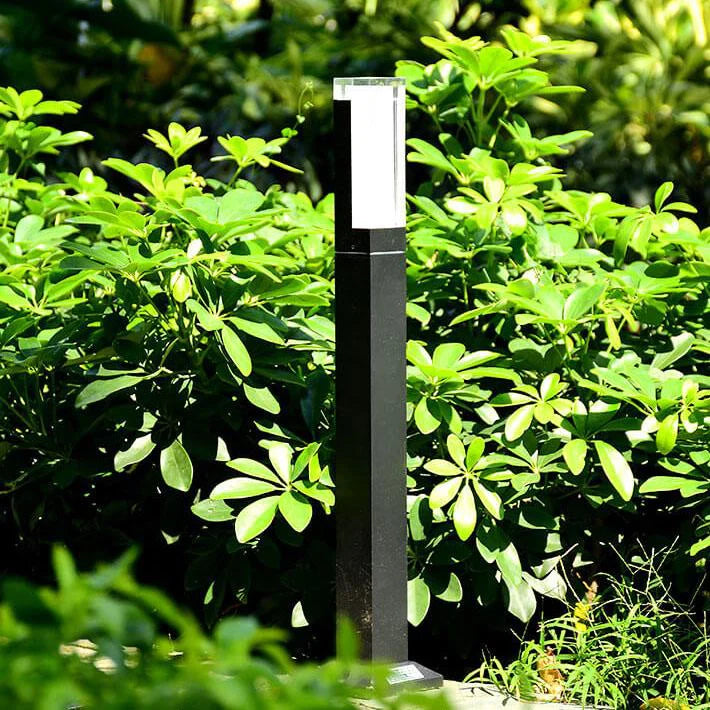 Bollard, Garden Light, 240VAC, 5 Watt, IP54, sand black, Rectangular