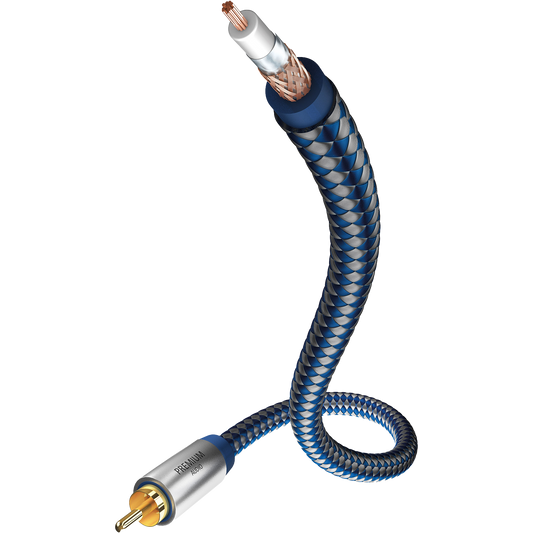 Inakustik Premium Mono Subwoofer cable - Various Lengths