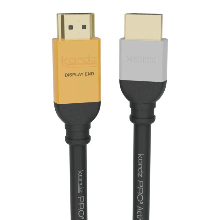 Kordz PRO3 Series 18Gbps 4K Professional HDMI Cables - Active Copper - Various Lengths