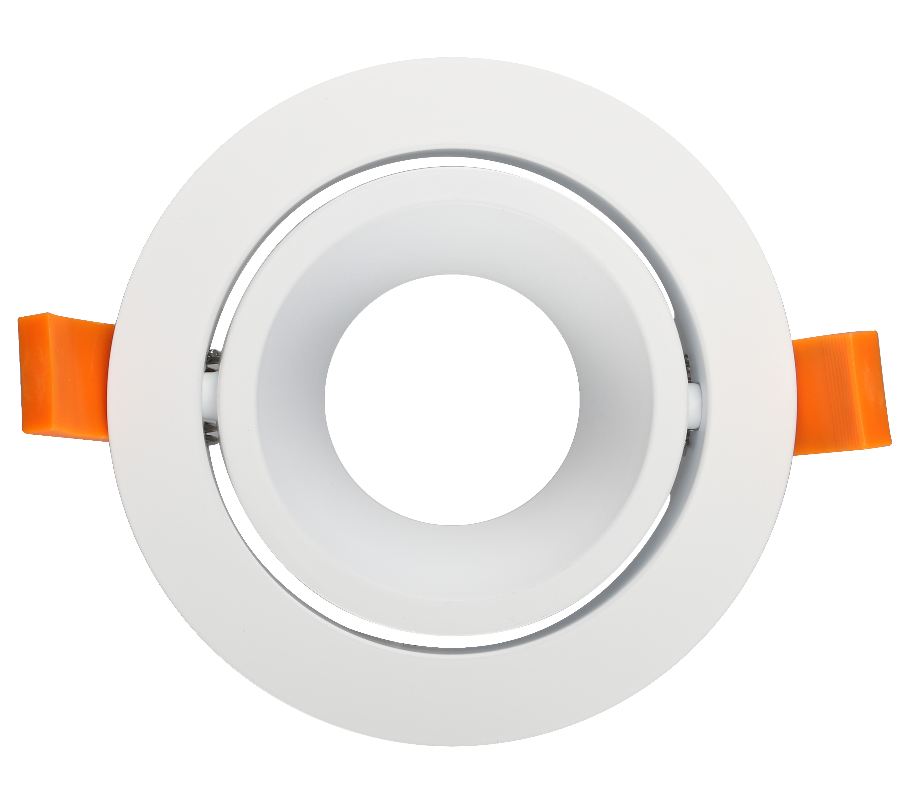 RA3 White- Round Gimbal IP20 surface mount trim for X Series COB Modules
