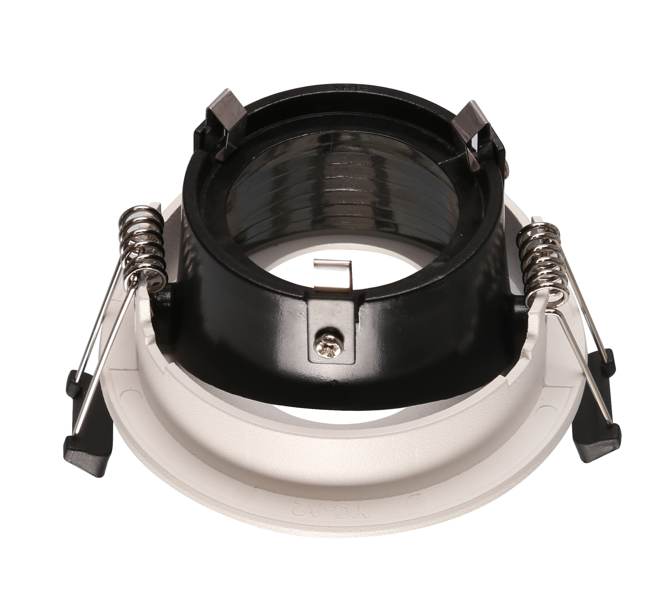 RA8 White- Round gimbal IP20 surface mount trim for X Series COB Modules