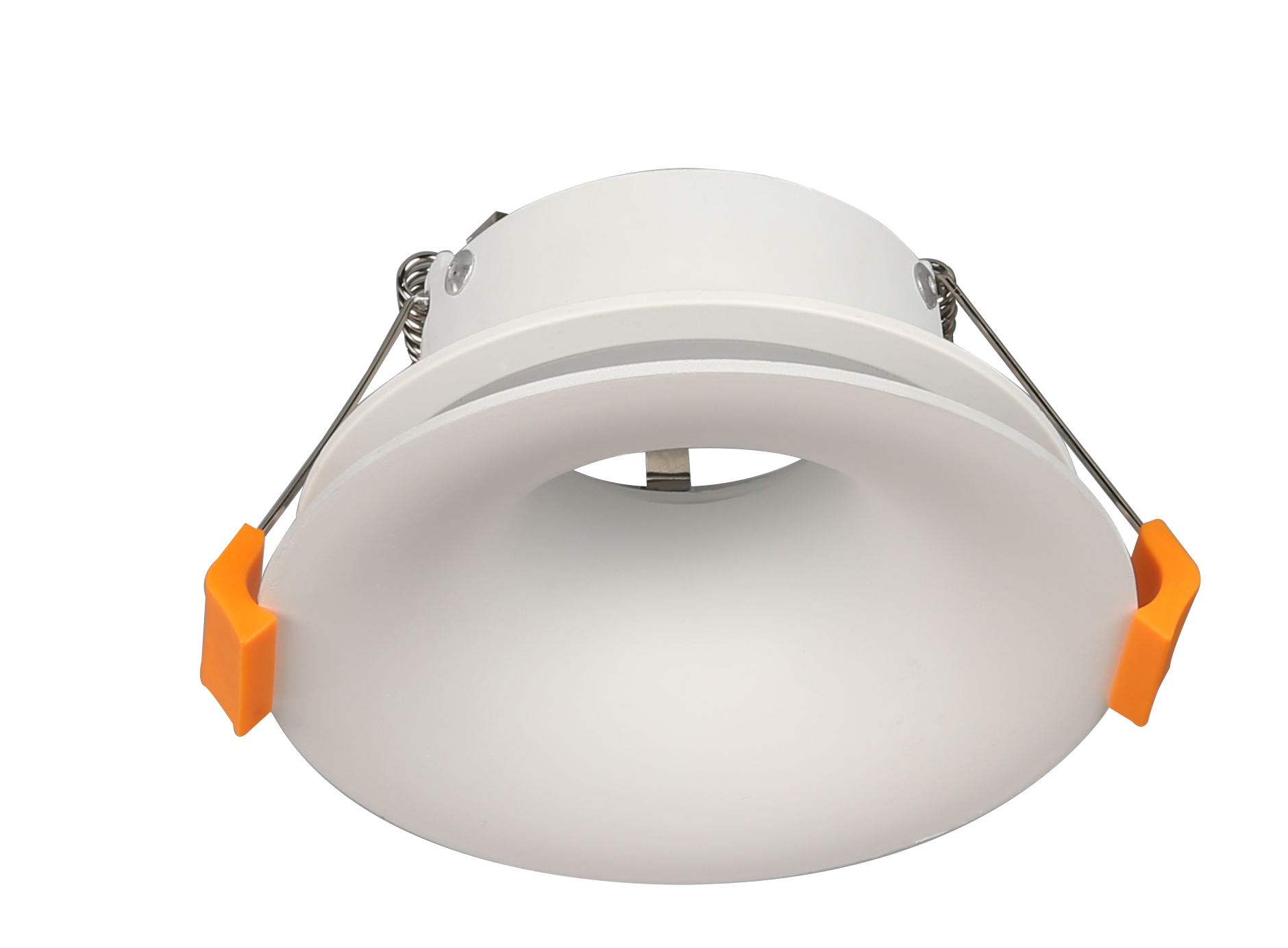 RF11 White- Round fixed IP20 surface mount trim with double fluted shadow ring for X Series COB Modules