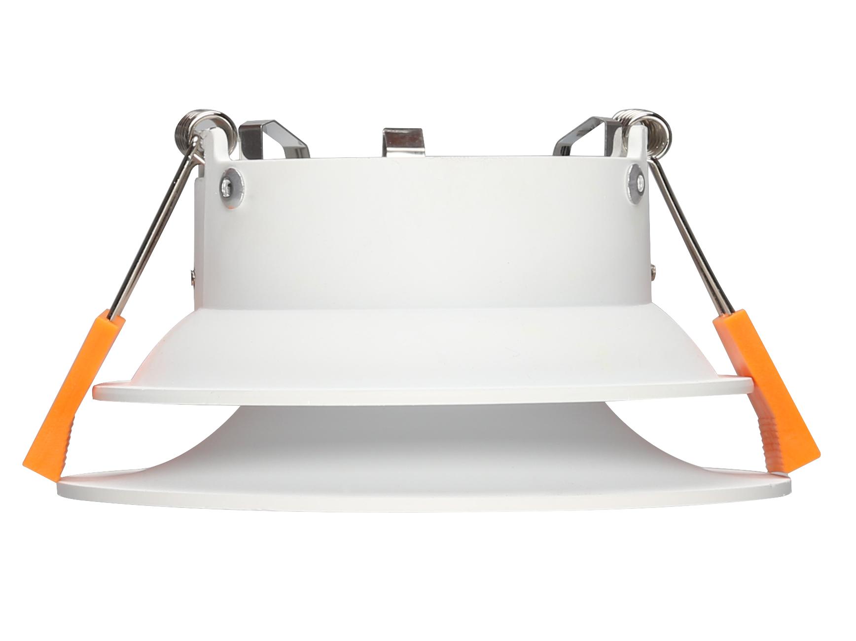 RF11 White- Round fixed IP20 surface mount trim with double fluted shadow ring for X Series COB Modules