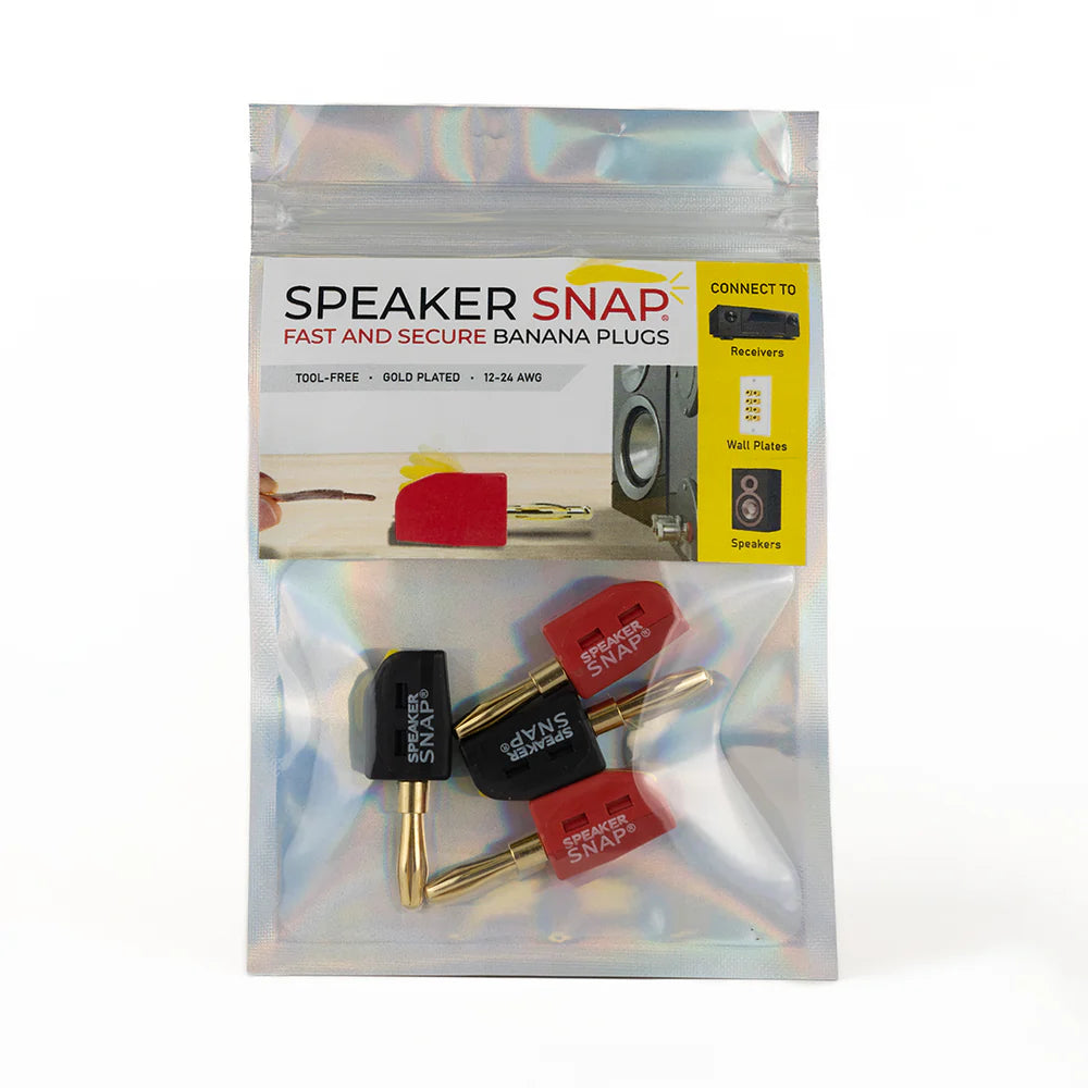 Speaker Snap Premium Banana Plugs - Various Quantities