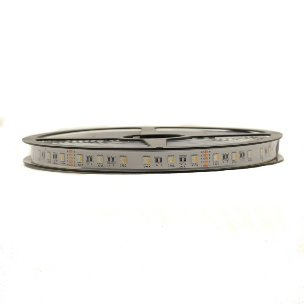 RGBW Strip Light, 24V, 18W/m ,4500K natural white, IP68 , constant voltage, 5 meter roll