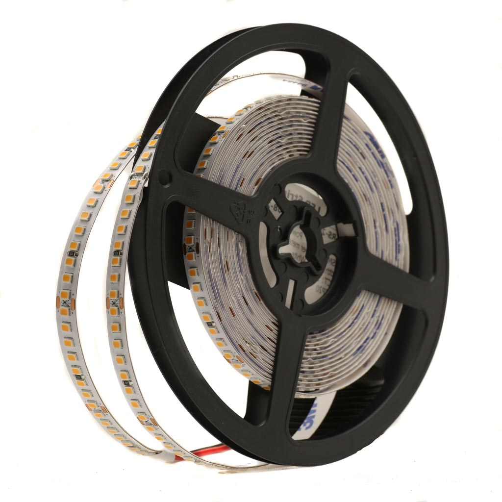 Lunar Series,24V, 3000K Warm White, 15W/m, 8mm PCB, 196 LED/m 1600Lumens/m, IP20,Strip Light, 5m roll