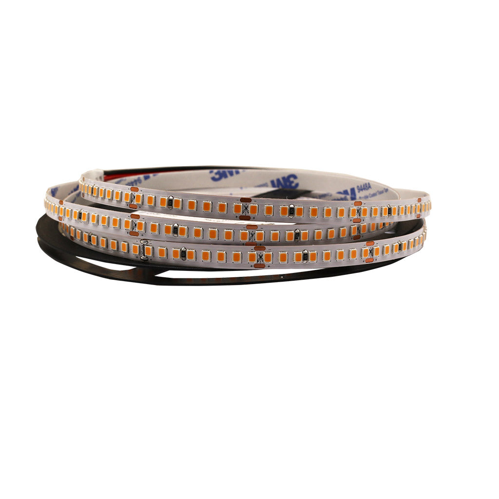 Lunar Series,24V, 3000K Warm White, 15W/m, 8mm PCB, 196 LED/m 1600Lumens/m, IP20,Strip Light, 5m roll